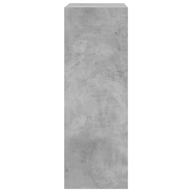 Spintelė batams, betono pilka, 60x34x96,5cm, apdirbta mediena