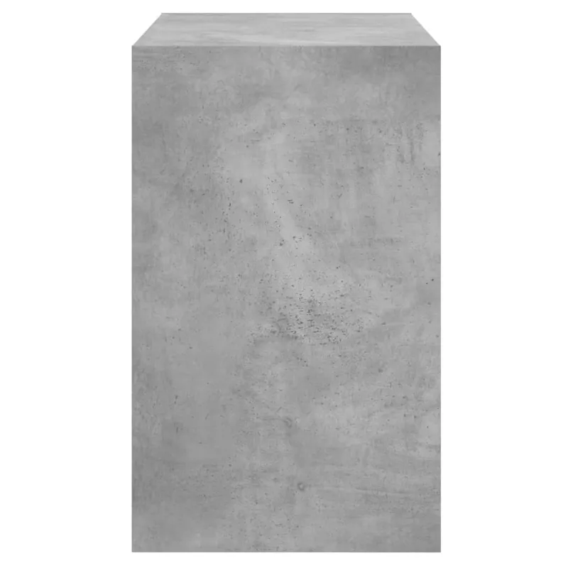 Spintelė batams, betono pilka, 80x42x69cm, apdirbta mediena