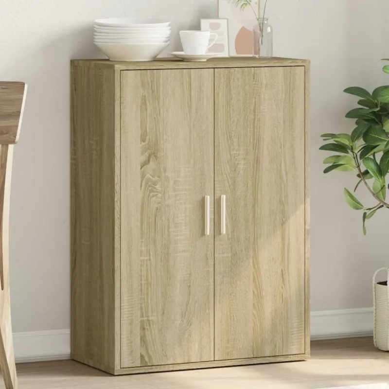 Šoninė spintelė, sonoma ąžuolo, 60x31x84cm, apdirbta mediena