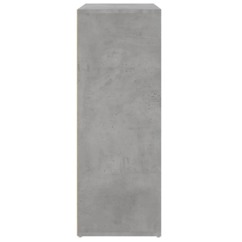 Šoninė spintelė, betono pilka, 60x31x84cm, apdirbta mediena