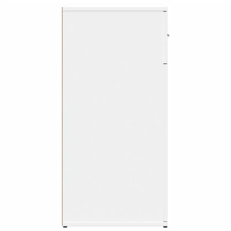 Šoninė spintelė, baltos spalvos, 79x38x80cm, apdirbta mediena