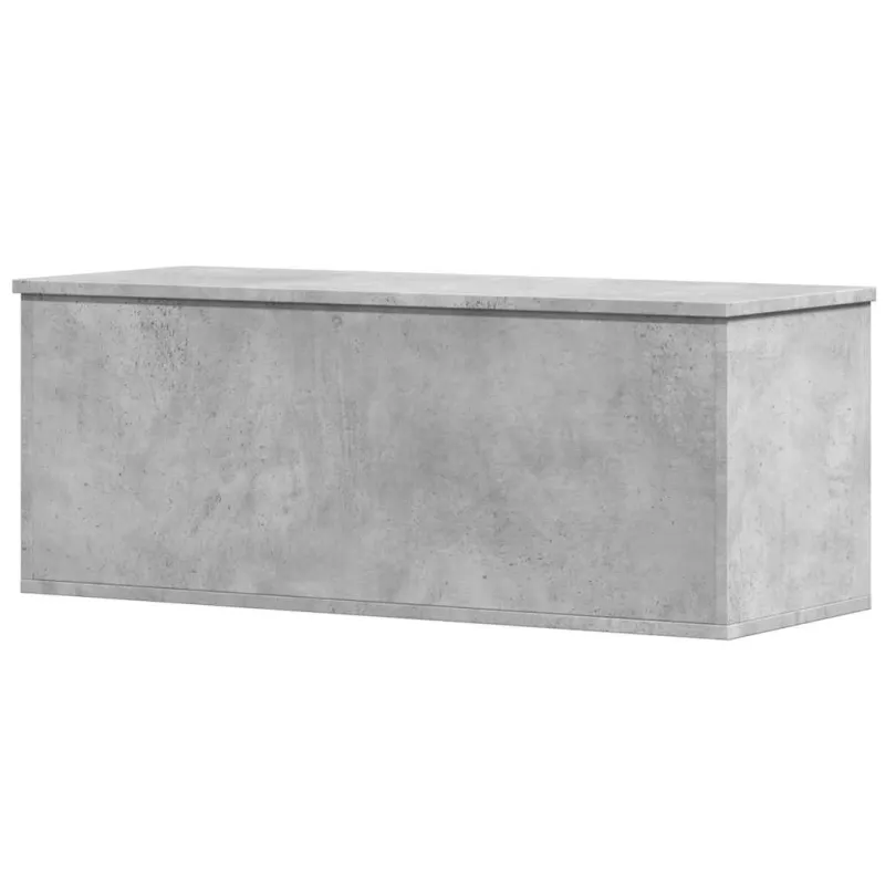 Daiktadėžė, betono pilkos spalvos, 90x35x35cm, apdirbta mediena