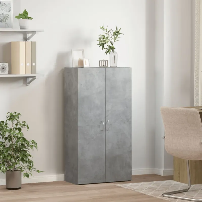 Spintelė dokumentams, betono, 60x32x115cm, apdirbta mediena