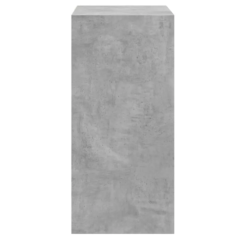 Drabužių spinta, betono pilka, 77x48x102cm, apdirbta mediena