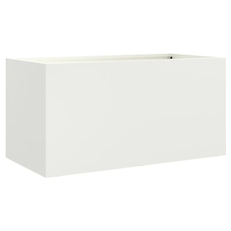 Lovelis, baltos spalvos, 62x30x29cm, plienas