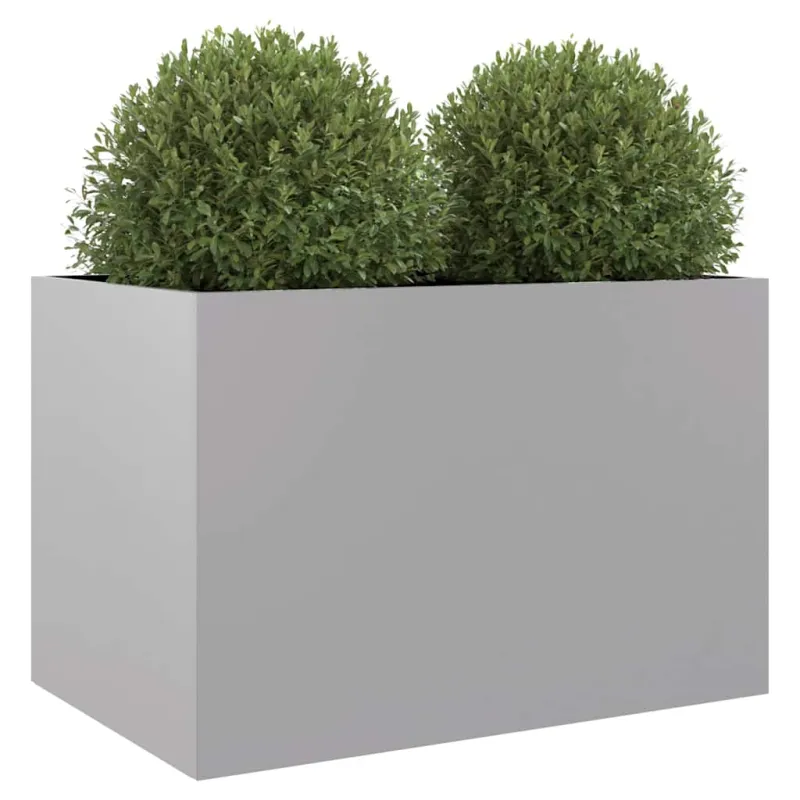 Lovelis, sidabrinės spalvos, 62x47x46cm, galvanizuotas plienas