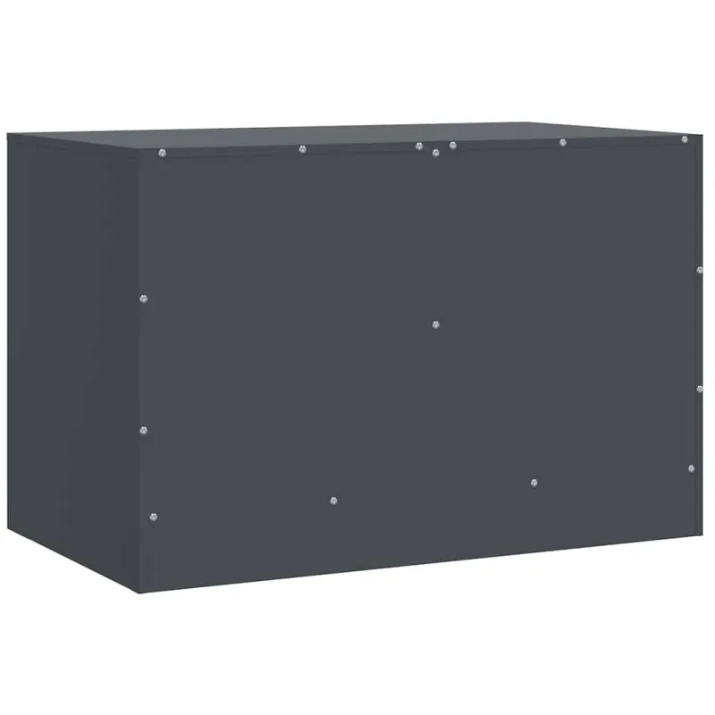 Televizoriaus spintelės, 2vnt., antracito, 67x39x44cm, plienas