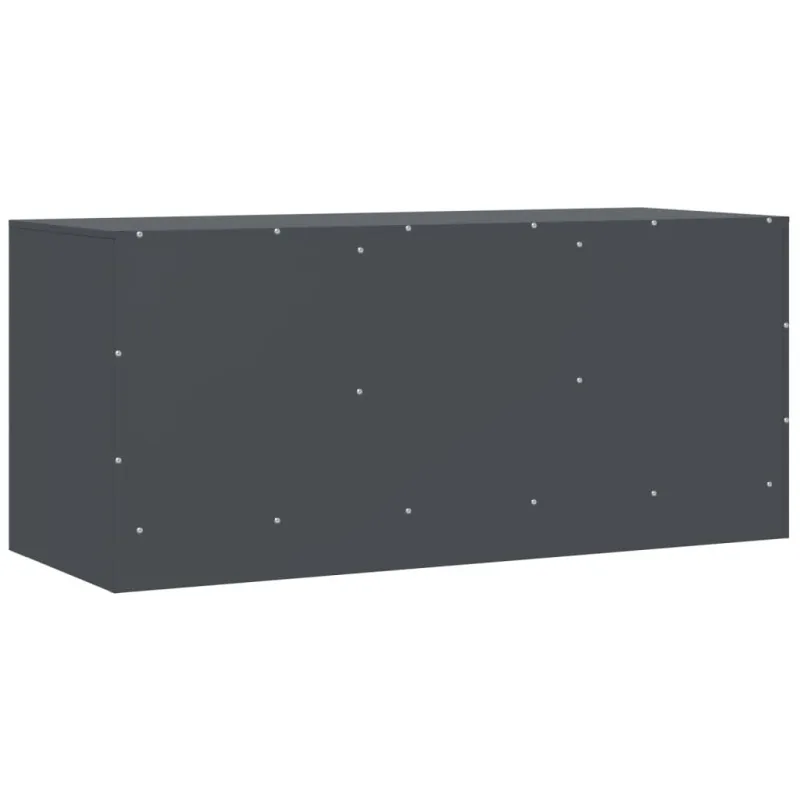 Televizoriaus spintelė, antracito spalvos, 99x39x44cm, plienas