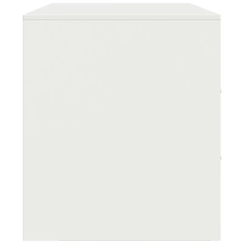 Televizoriaus spintelė, baltos spalvos, 99x39x44cm, plienas
