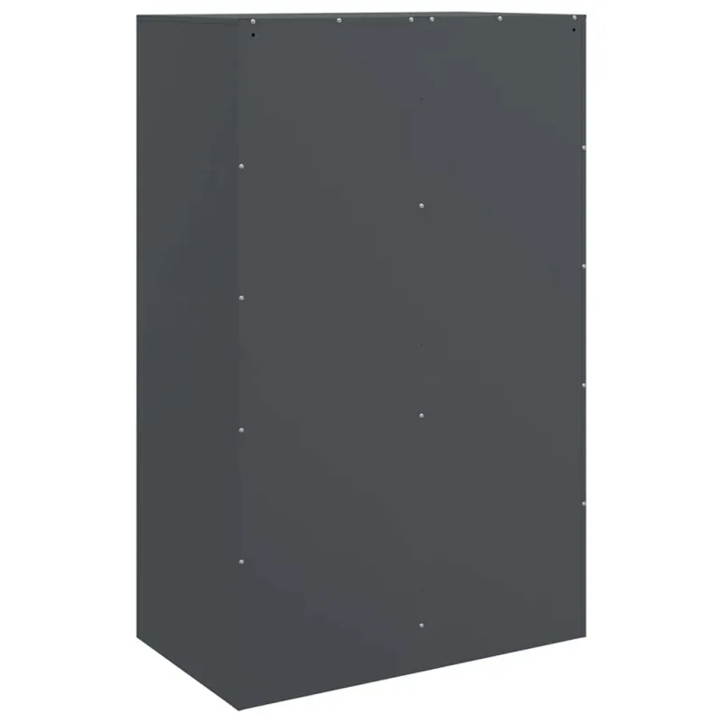 Šoninė spintelė, antracito spalvos, 67x39x107cm, plienas