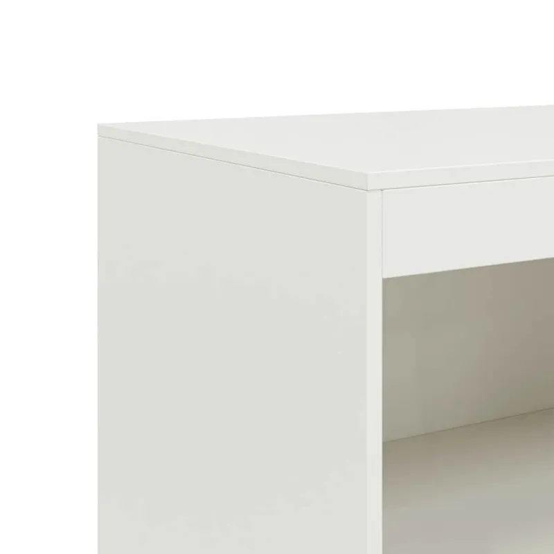 Šoninė spintelė, baltos spalvos, 67x39x107cm, plienas