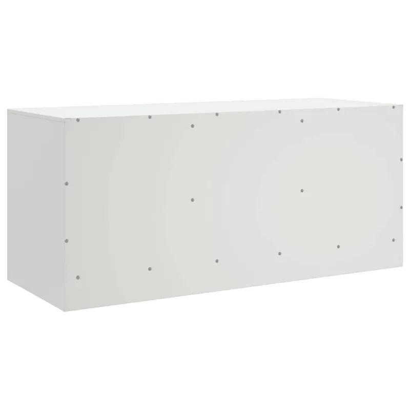 Televizoriaus spintelė, baltos spalvos, 99x39x44cm, plienas