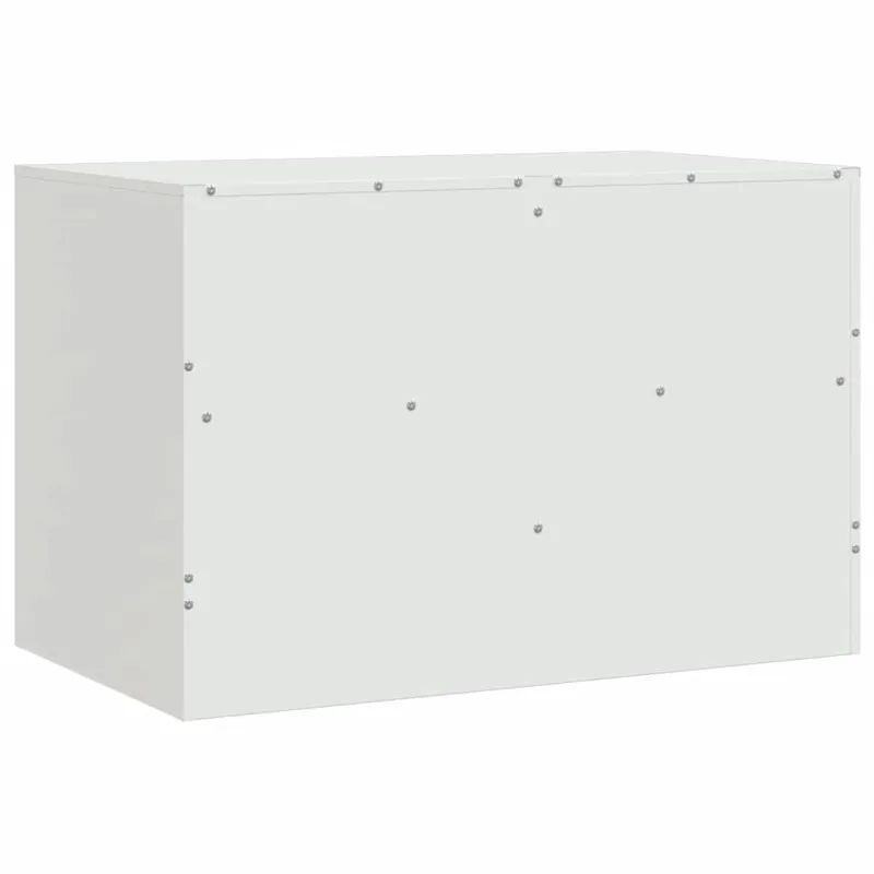 Televizoriaus spintelės, 2vnt., baltos, 67x39x44cm, plienas