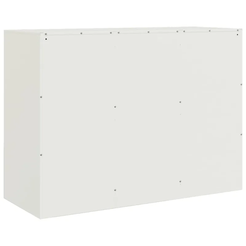 Šoninė spintelė, baltos spalvos, 99x39x73cm, plienas