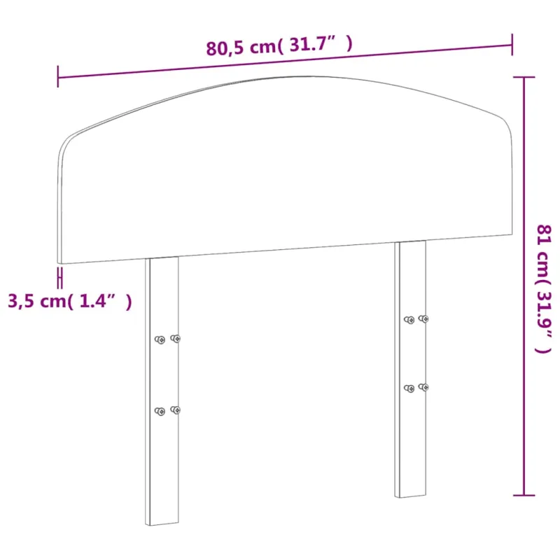 Galvūgalis, vaško rudos spalvos, 75cm, pušies medienos masyvas