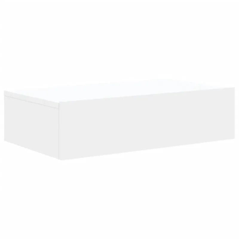 Televizoriaus spintelė su LED lemputėmis, balta, 60x35x15,5cm