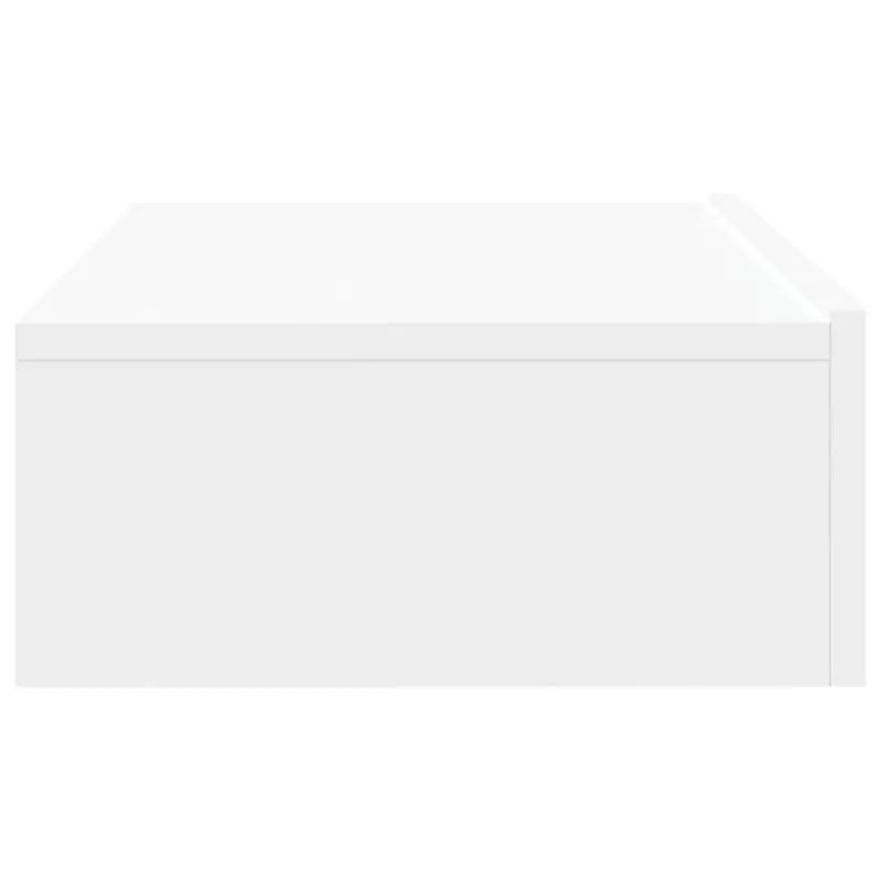 Televizoriaus spintelė su LED lemputėmis, balta, 60x35x15,5cm