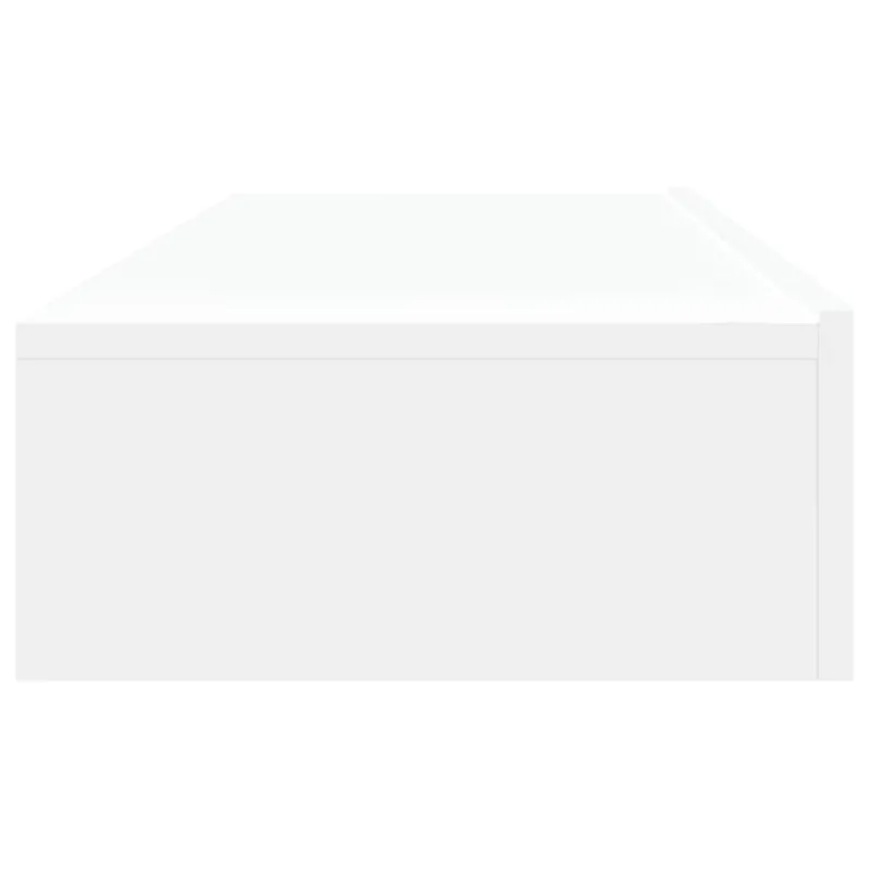 TV spintelės su LED lemputėmis, 2vnt., baltos, 60x35x15,5cm