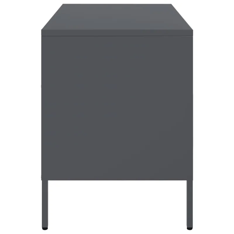 TV spintelės, 2vnt., antracito, 68x39x50,5cm, plienas