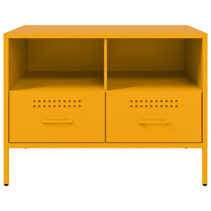TV spintelės, 2vnt., garstyčių, 68x39x50,5cm, plienas