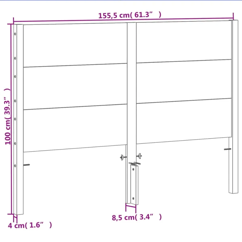 Galvūgalis, vaško rudos spalvos, 150cm, pušies medienos masyvas