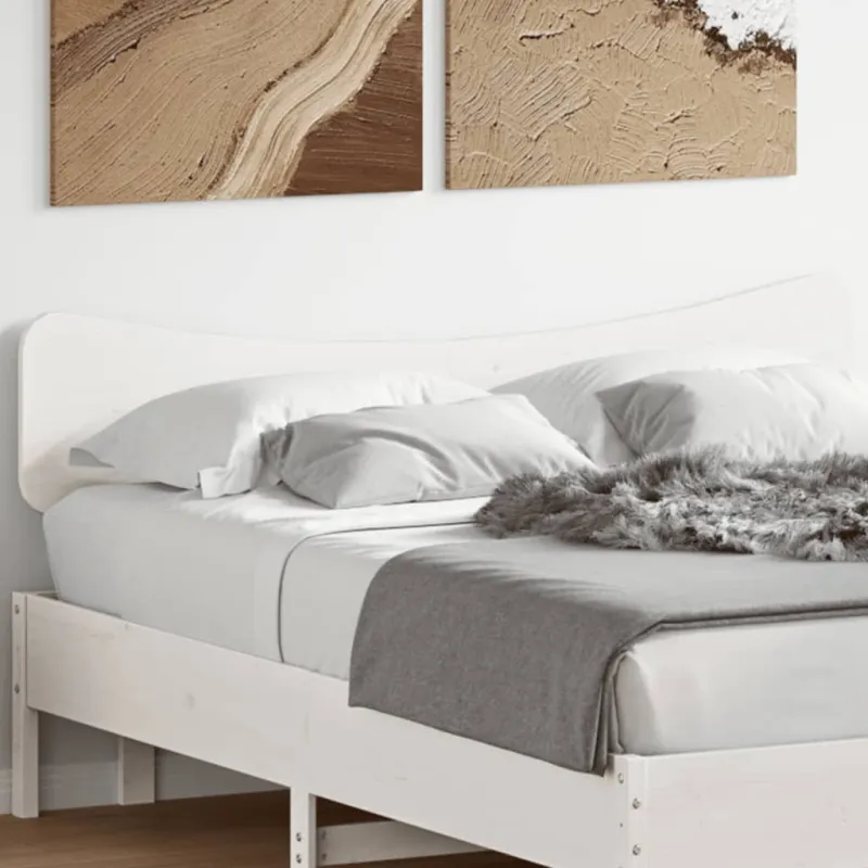 Galvūgalis, baltos spalvos, 160cm, pušies medienos masyvas