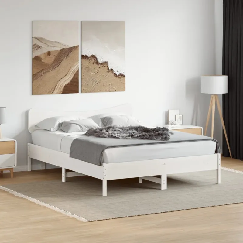 Galvūgalis, baltos spalvos, 160cm, pušies medienos masyvas
