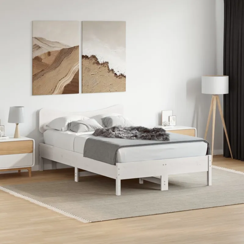 Galvūgalis, baltos spalvos, 120cm, pušies medienos masyvas