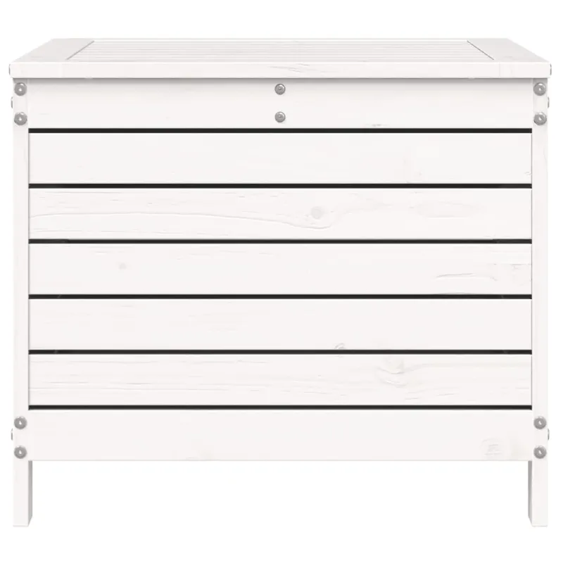 Sodo pakoja, balta, 62x63,5x53,5cm, pušies medienos masyvas