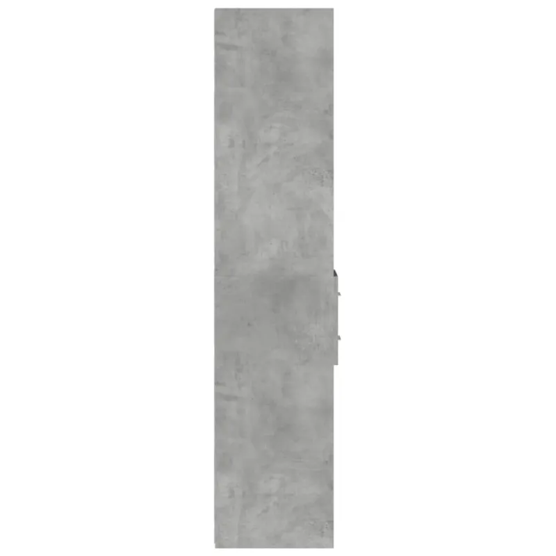 Komoda, betono pilkos spalvos, 30x42,5x185cm, apdirbta mediena
