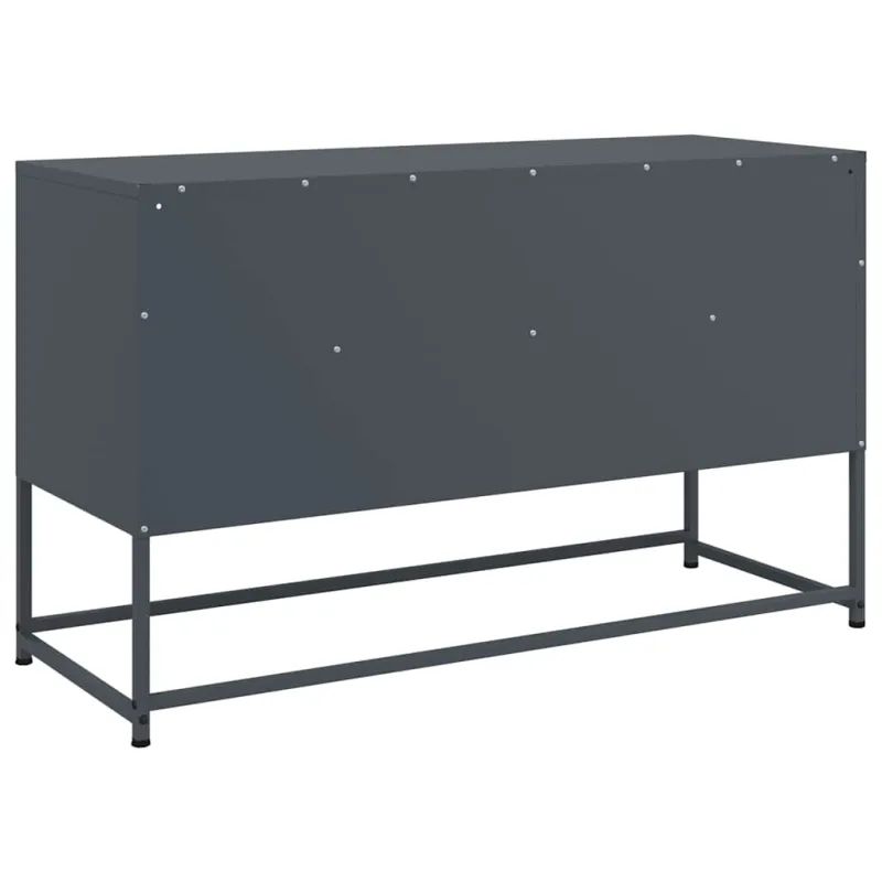 Televizoriaus spintelė, antracito, 100,5x39x60,5cm, plienas