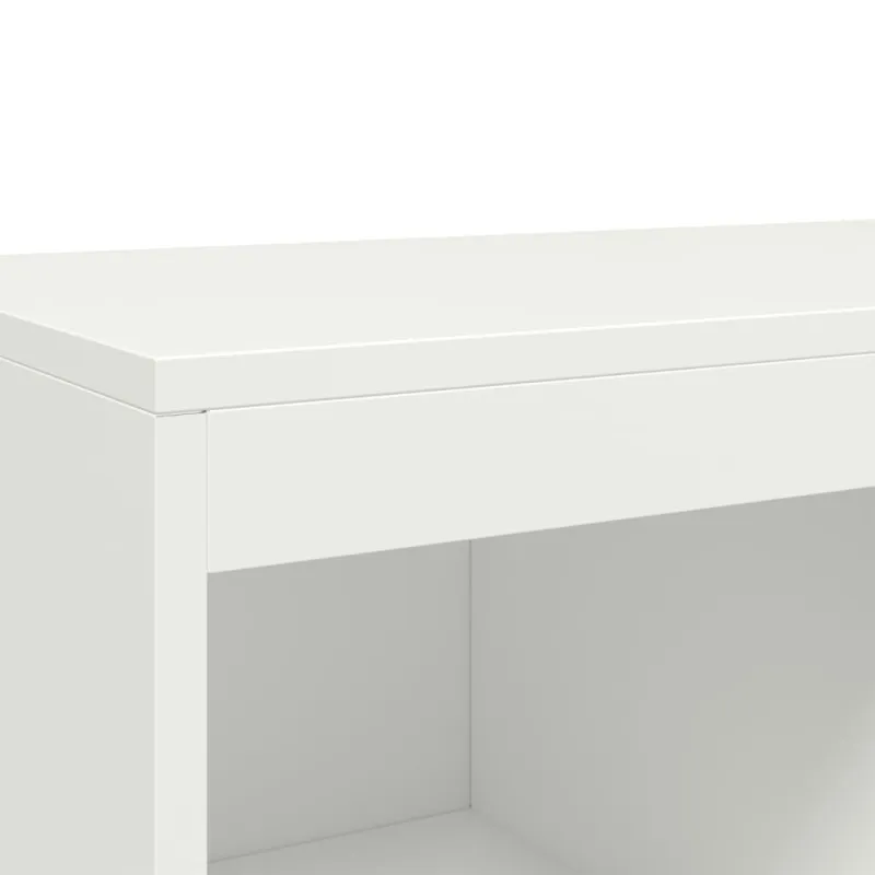 Komoda, baltos spalvos, 68x39x111,5 cm, plienas