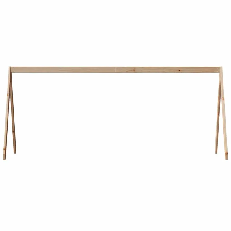 Vaikiškos lovos stogas, 209x85,5x88cm, pušies medienos masyvas