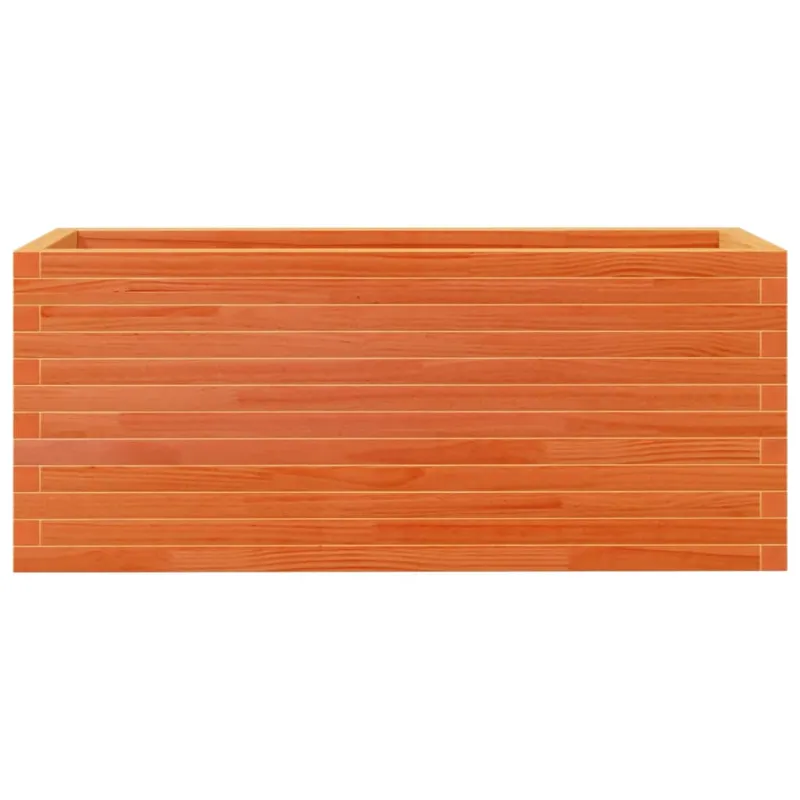 Sodo lovelis, vaško rudas, 110x40x45,5cm, pušies masyvas