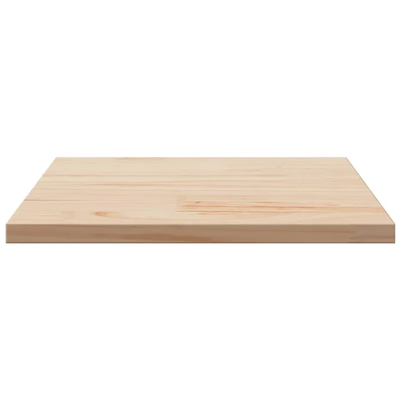 Stalviršis, 50x50x2,5cm, pušies medienos masyvas, kvadratinis