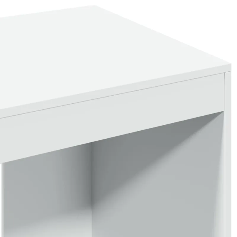 Biuro stalas, baltos spalvos, 103,5x56,5x94cm, apdirbta mediena