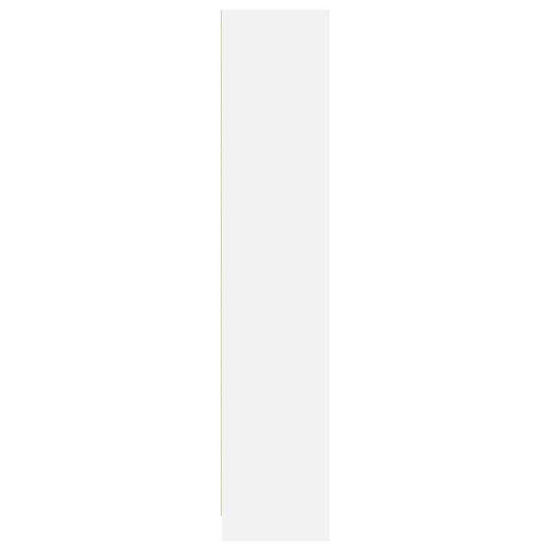 Knygų spinta, baltos spalvos, 57x28,5x107,5cm, apdirbta mediena