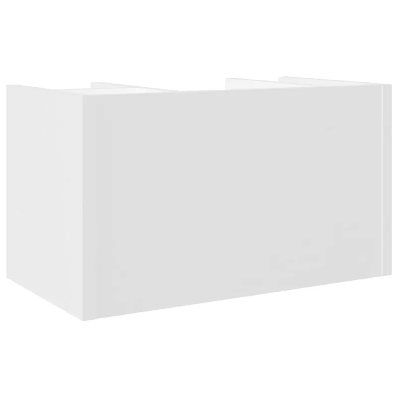 Rašomojo stalo lentyna, betono, 44,5x24x25cm, apdirbta mediena