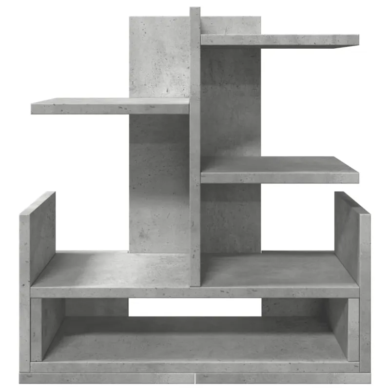 Rašomojo stalo lentyna, betono, 49x20x52,5cm, apdirbta mediena