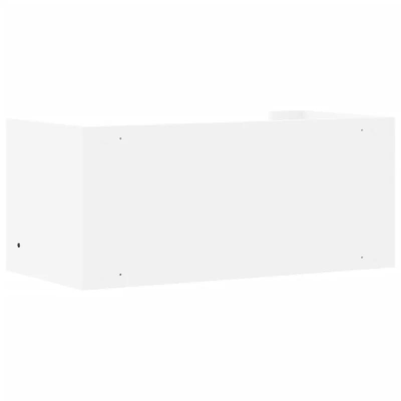 Sieninė lentyna, baltos spalvos, 70,5x35x30,5cm, MDP