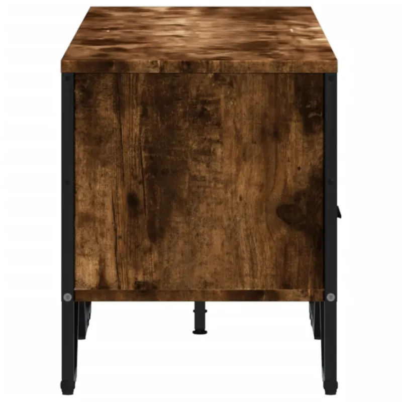Televizoriaus spintelė, dūminio ąžuolo, 122x34x41cm, mediena