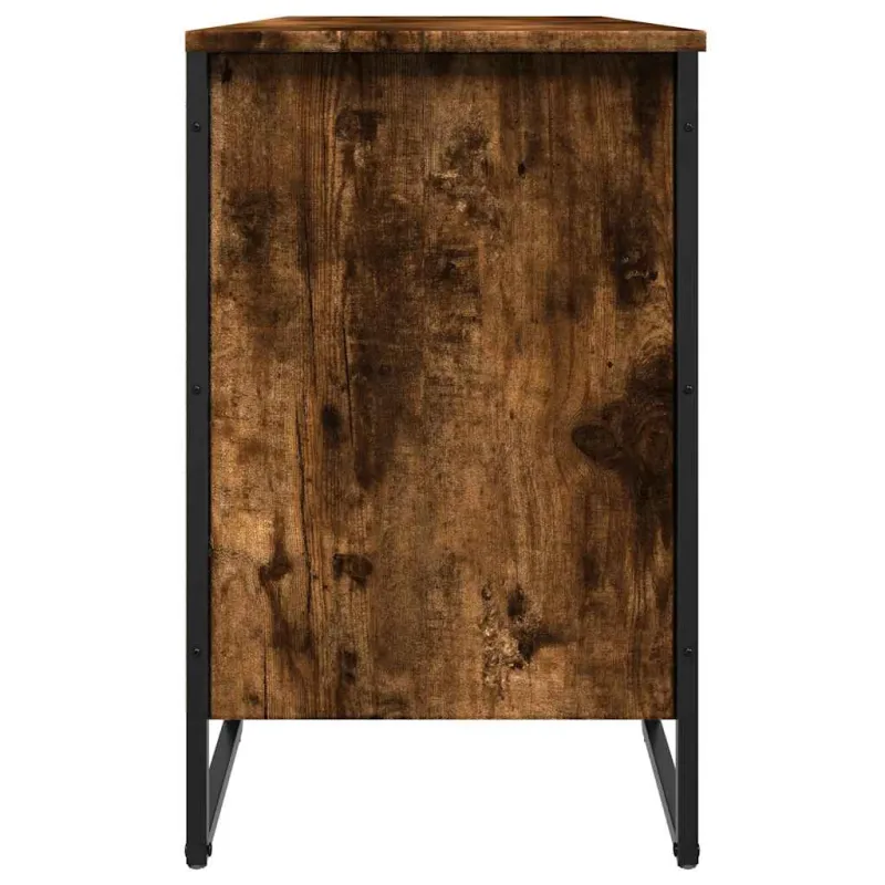 Spintelė batams, dūminio ąžuolo, 90x38x61,5cm, apdirbta mediena