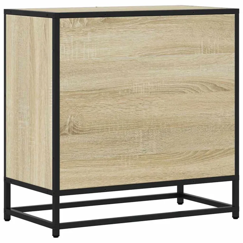 naktinė spintelė Sonoma ąžuolas 60x31x60 cm Mediena ir metalas