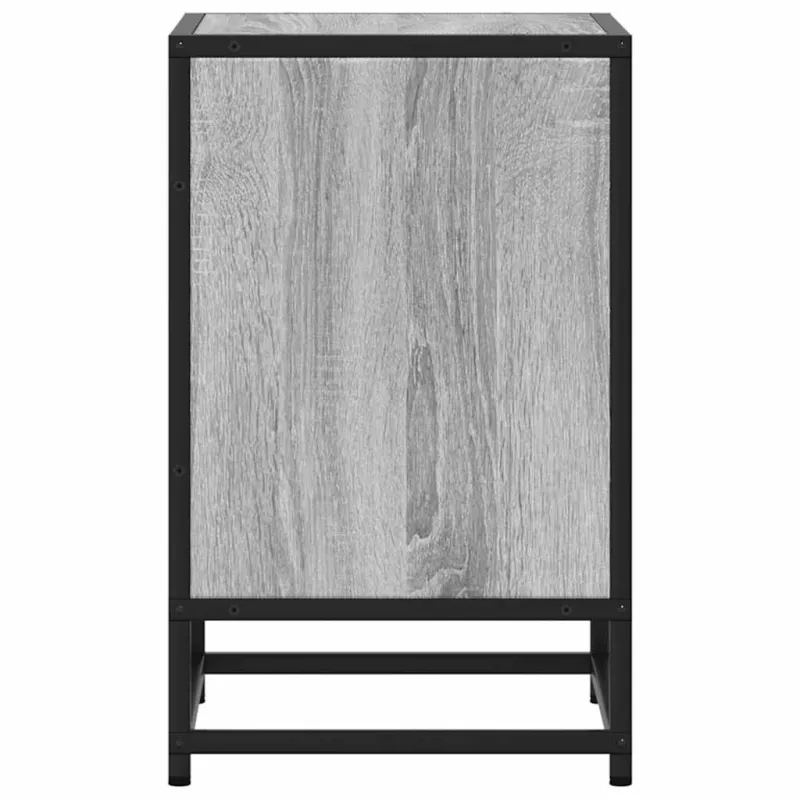 Spintelės prie lovos 2 vnt Pilka Sonoma 40x31x50 cm