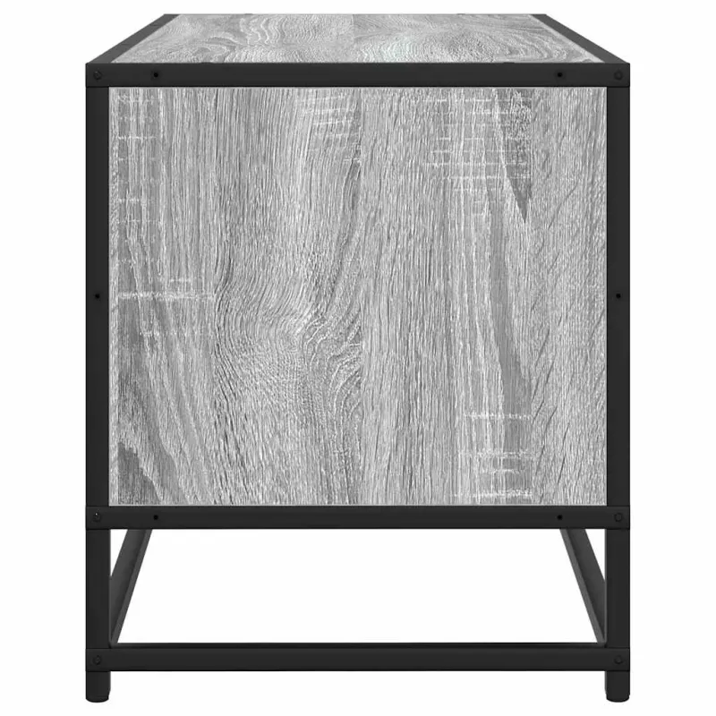 Televizoriaus spintelė, pilka, 100x34,5x40cm, mediena/metalas