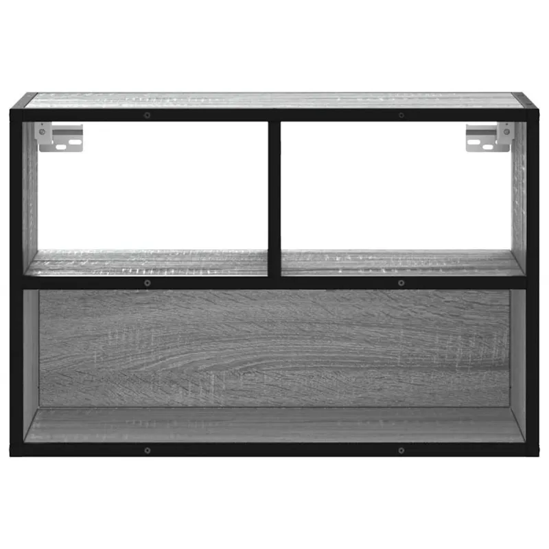 Televizoriaus spintelė, pilka, 60x31x39,5cm, mediena ir metalas