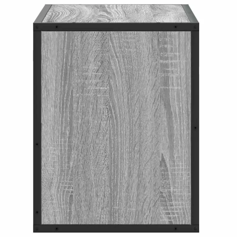 Televizoriaus spintelė, pilka, 60x31x39,5cm, mediena ir metalas