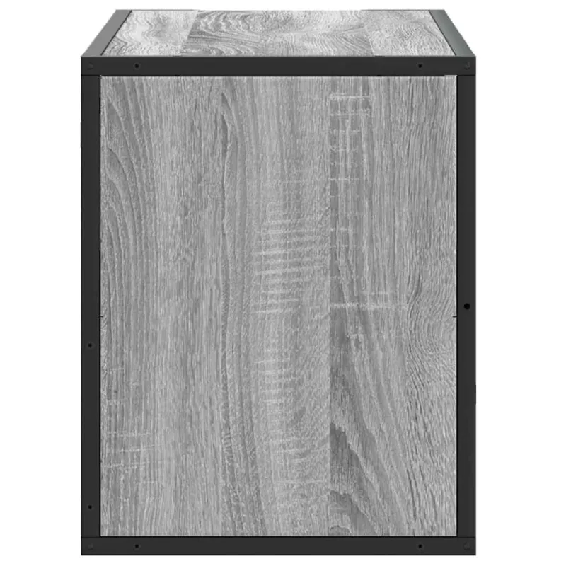 Televizoriaus spintelė, pilka, 80x31x39,5cm, mediena ir metalas