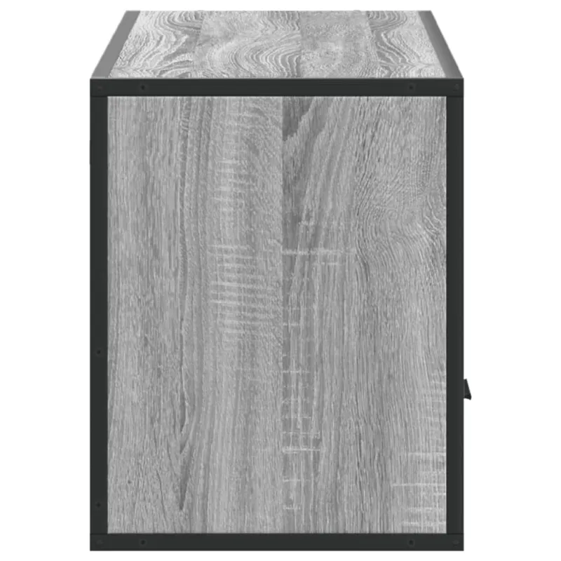 Televizoriaus spintelė, pilka, 100x31x39,5cm, mediena/metalas