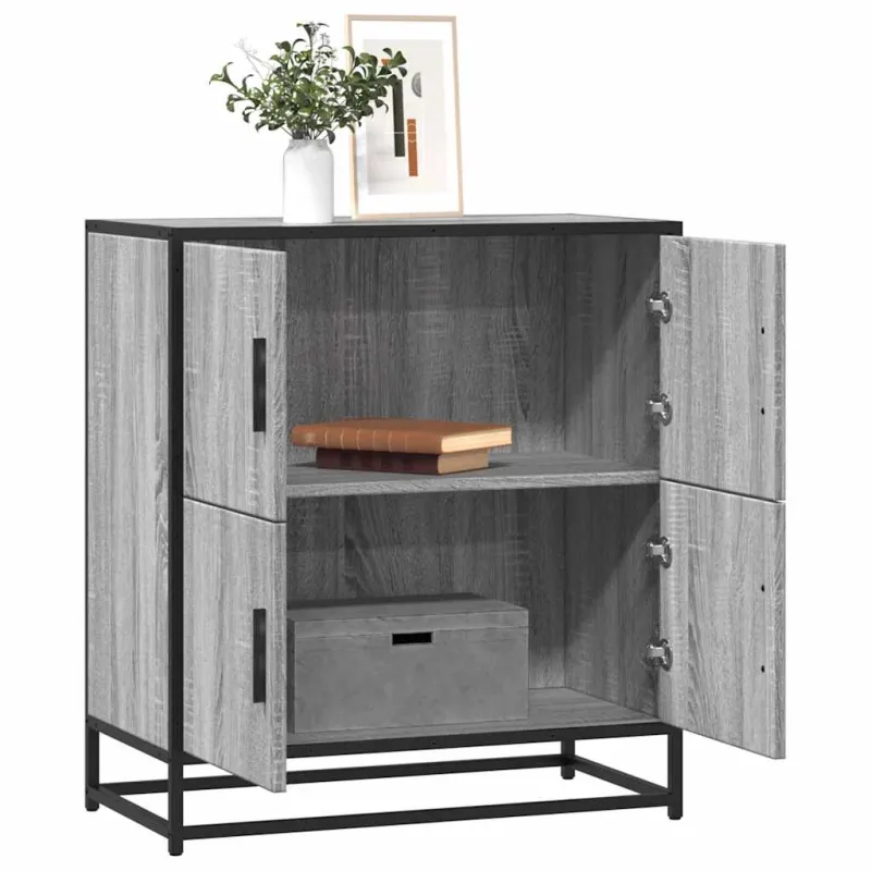 indauja Pilka Sonoma 68x35x76 cm Inžinierinė mediena